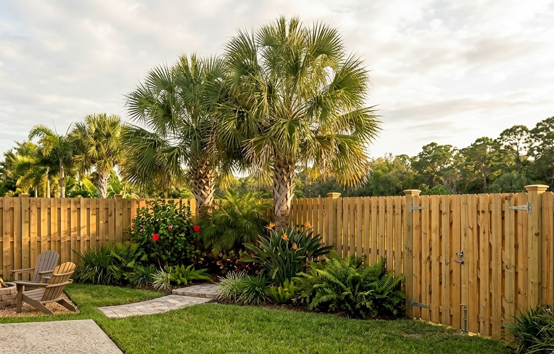 Premium Horizontal Wood Privacy Fence
